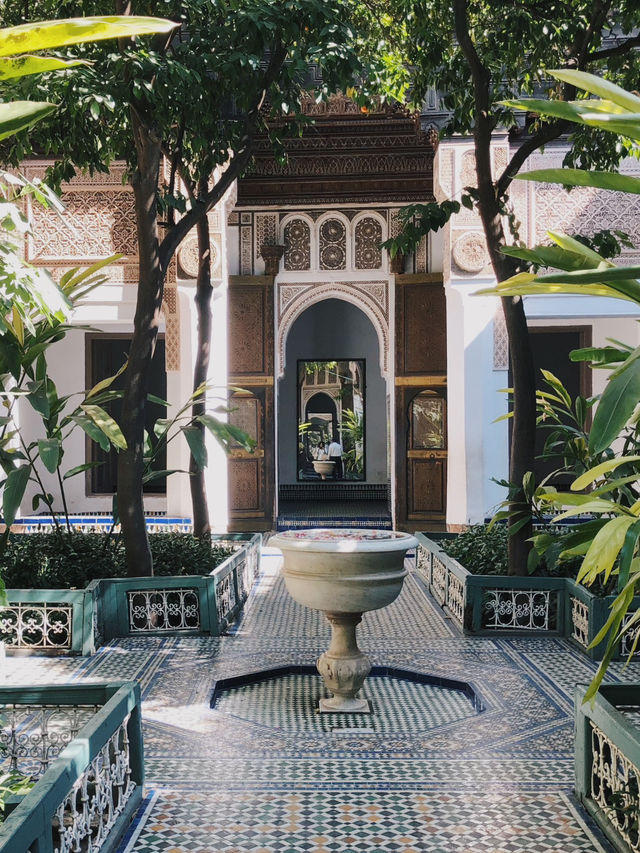 北非旅行 摩洛哥宮廷美學 巴伊亞皇宮