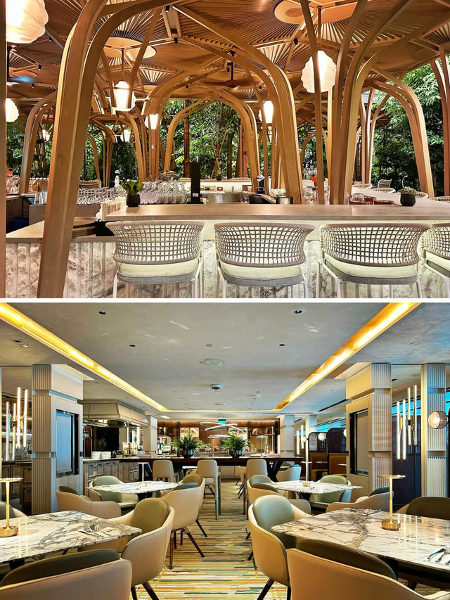 翻新後嘅新加坡君悅酒店～全新酒廊同池畔餐廳Oasis更正喇