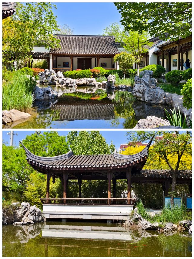問津園園林風格古色古香北方展現令人叫絕真美