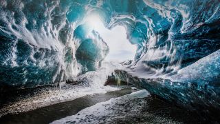 Iceland Winter Blue Ice Cave Adventure, Step into an Alien World!