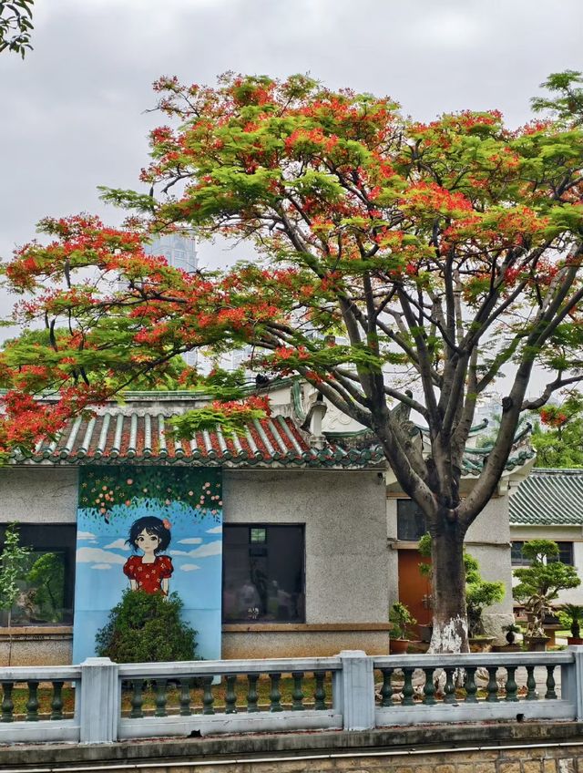 尋幽中山園：錦江側畔的夏日清涼詩箋