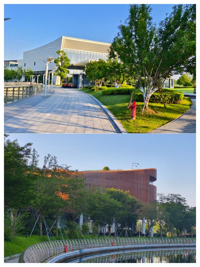 漫步金海湖邊，感受詩情畫意