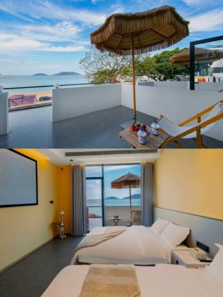 A must-stay in Zhujiajian, Zhoushan! The sea view bathtub homestay where you can lie down and watch the sunrise is absolutely amazing!!