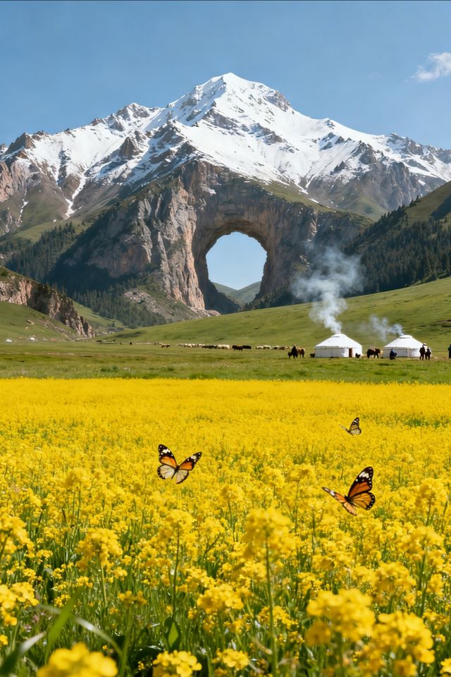 天祝25℃避暑天堂雪山下躺平太快樂了！