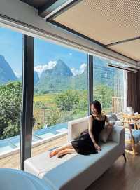 Chill～我在房間欣賞陽朔山色！！
