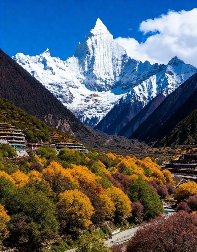 色季拉山|震撼的雪山景觀|藏地風情與自然奇觀的完美交觸