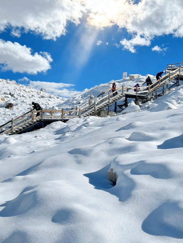 4086米仙境達古冰川冰雪世界