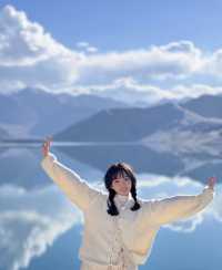 救命！白沙湖美到窒息新疆絕美沙湖與雪山的碰撞