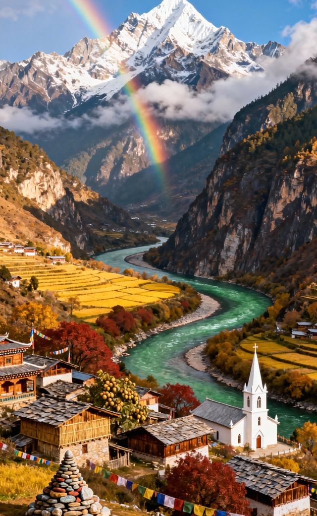 彩虹下的第一灣絕景