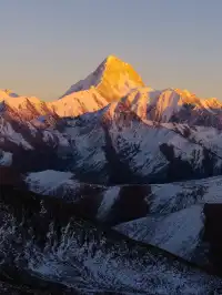 在冷噶措封山之前,我站在了這裡