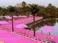 和閨蜜在粉沙灣，拍爆內存！