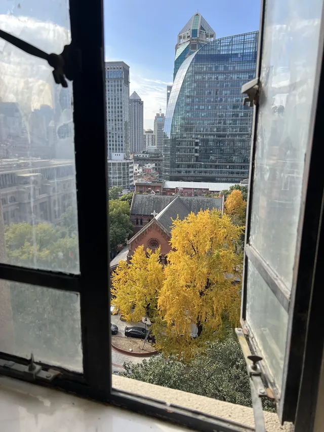 12.4外灘聖三一堂銀杏季已到附隱藏機位 12.4外灘聖三一堂銀杏季已到附隱藏機位