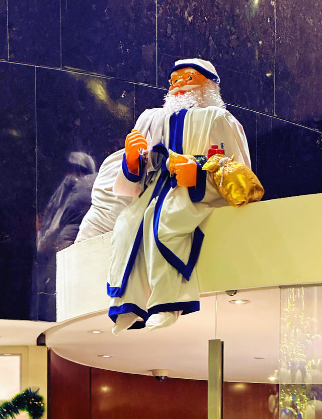 魔都聖誕限定朗廷酒店換裝夢幻藍！