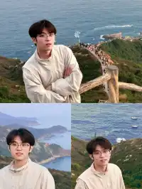 今天來深圳天文台,真的超美的海岸線!