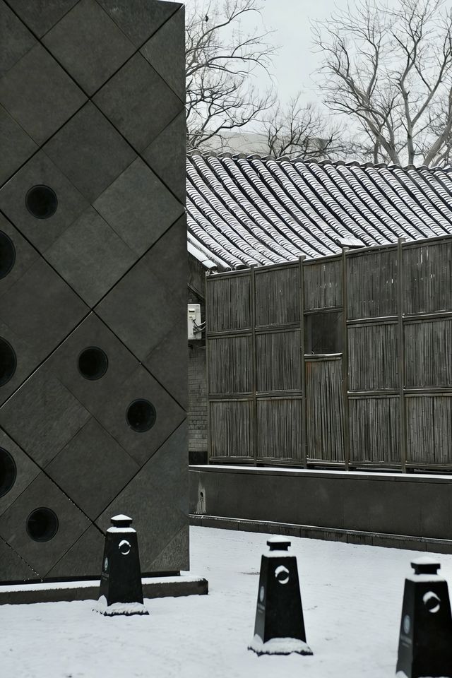 初雪輕吻北京,繪就靜謐詩意畫卷 初雪輕吻北京,繪就靜謐詩意畫卷