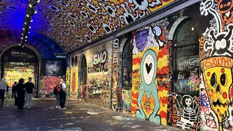Waterloo Arches, A Stunning Mosaic Of Street Art & Graffiti — traveler post in Waterloo
