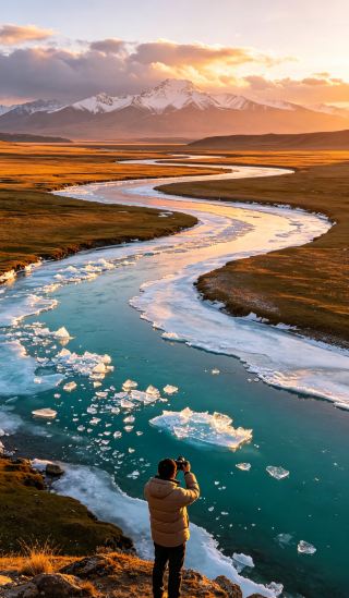 Bayinbuluke is awake! Ice melts and grass turns green, this spring scenery can't be hidden
