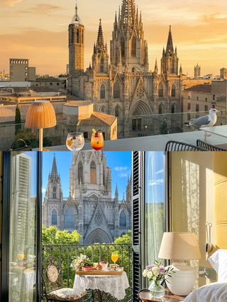 Barcelona’s top pick: open your window to the cathedral! Stay in the old town like a movie scene