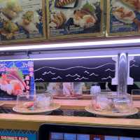 Belt sushi at Sushiro 