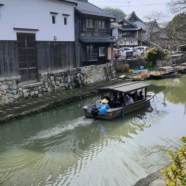 日本滋賀八幡堀遊江船

