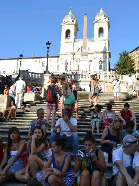 The Spanish Steps at Piazza di Spagna