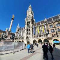 The Marienplatz of Munich