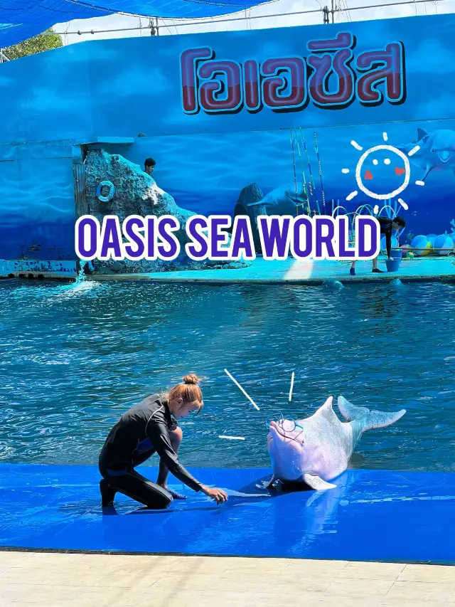 📍Oasis Sea World ไปดูโลมากันจ้า