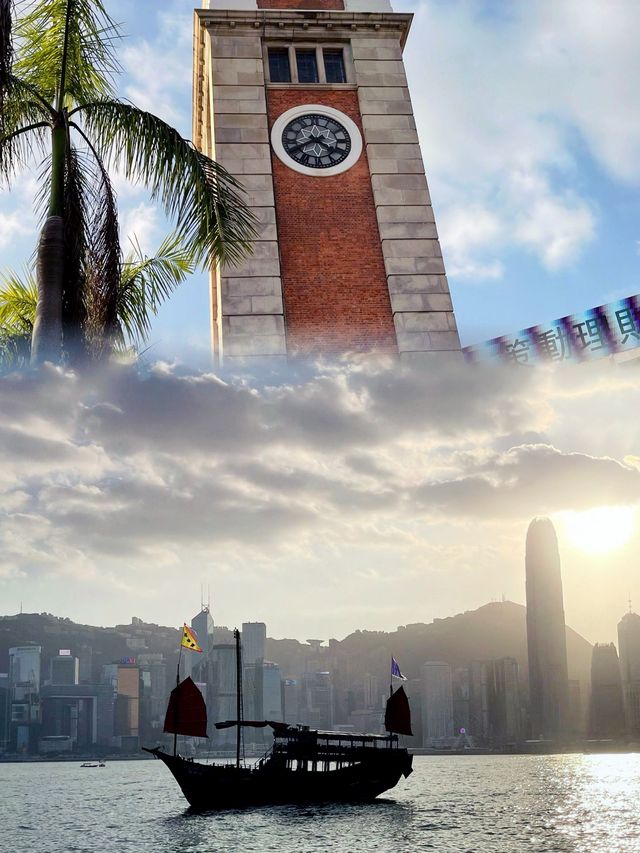 【尖沙咀鐘樓】時光交匯，打卡必到的香港古蹟！🕰️✨