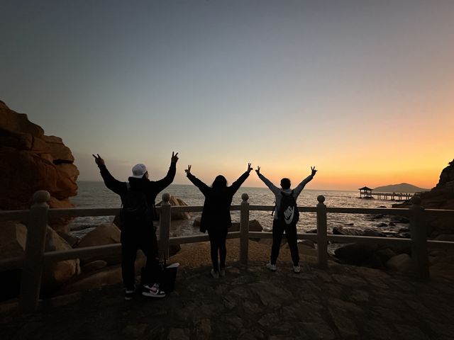 Sunset at Hac Sa Long Chao Kok Coastal Trail