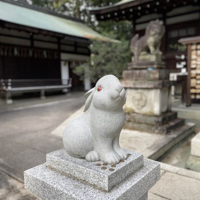 京都祈求生產平安最出名神社⛩️兔仔岡崎神社☺️