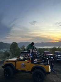 Catching the sunrise from Mt.Batur