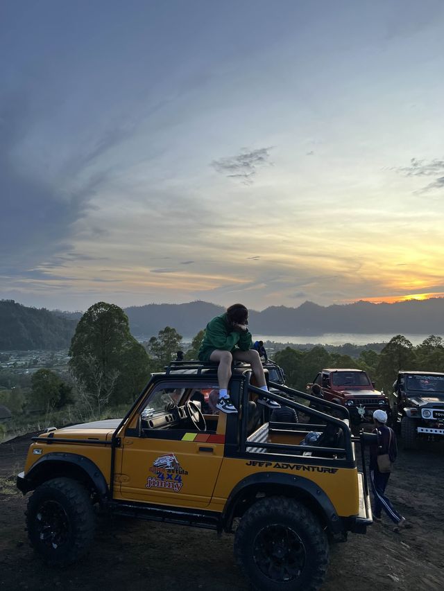Catching the sunrise from Mt.Batur