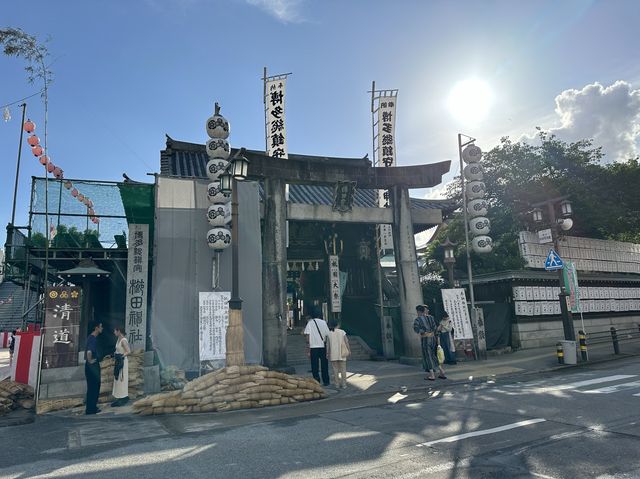 福岡・博多。2023年『博多祇園山笠』が行われる博多の総鎮守『櫛田神社』