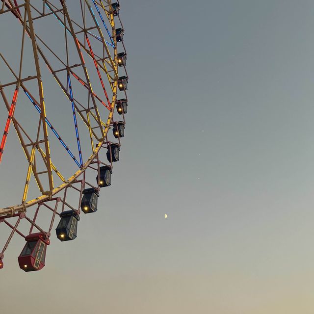 울산 시내에 있는 관람차에서 보는 야경