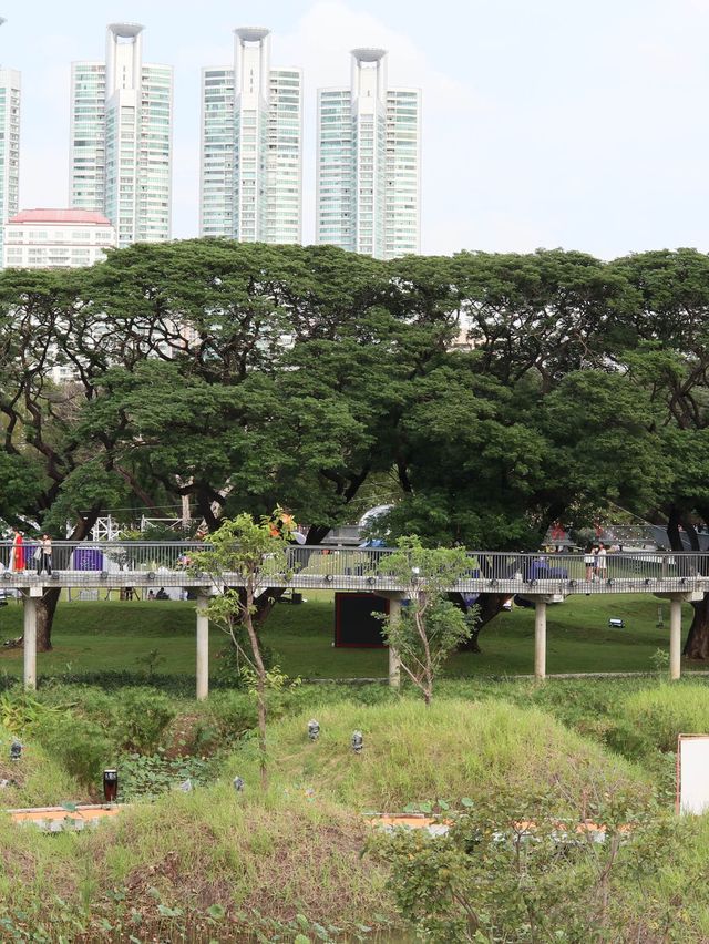 สวนสาธารณะเบญจกิติ เดินเล่นถ่ายรูปชิลล์ๆ