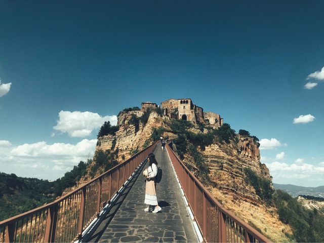 A very small but worthwhile visiting place near Rome, Italy (Civita di Bagnoregio)