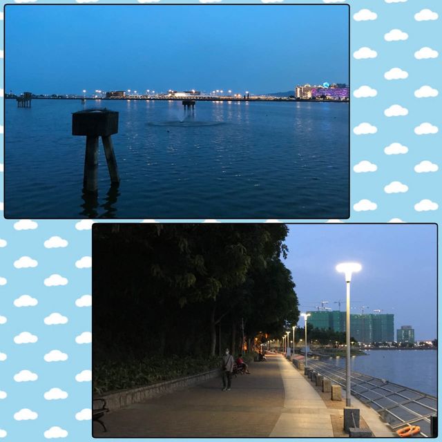 澳門水塘⛲️不一般的夜景🌃