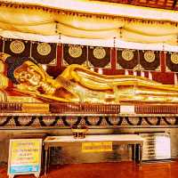 Historical Wat Chedi Luang in Thailand 