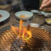 旺角帝京酒店附近柞木炭家熱石海鮮拼盤