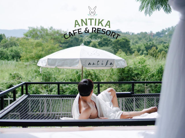 Antika Café & Resort ที่พักริมน้ำสระบุรี