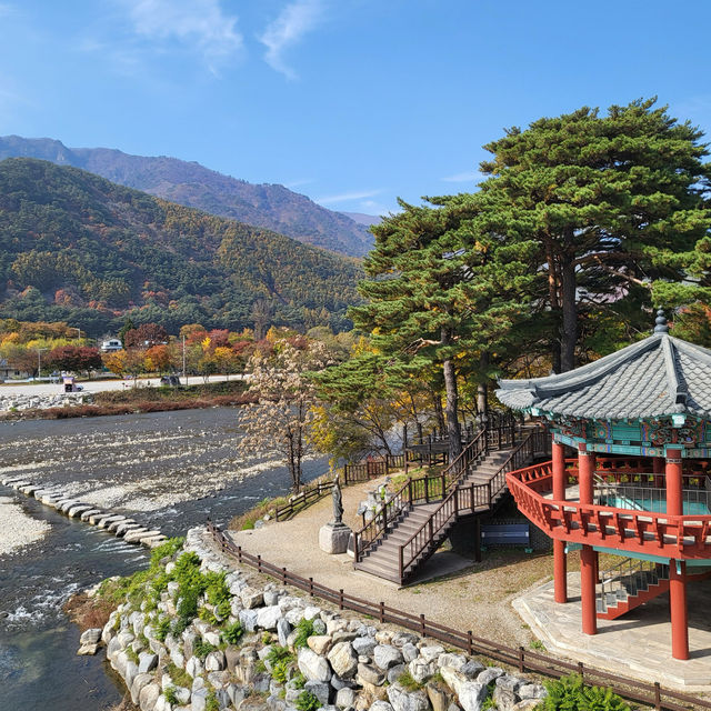 단풍 명소 정선 여행 아우라지