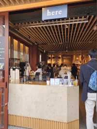 Here Kyoto ร้านกาแฟลาเต้อาร์ตย่านซันเนซากะ