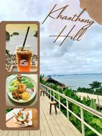 วิวหลักล้าน อาหารหลักร้อย Khaothong hill cafe