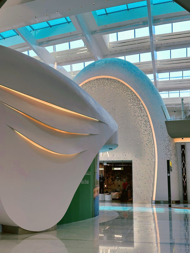 Elegant Structures Around Abu Dhabi Zayed In. Airport