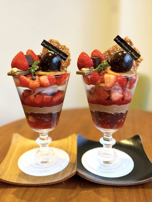 【北九州カフェ】北九州でパフェといえばここ♡グラスの中の綺麗な層が魅力的✨