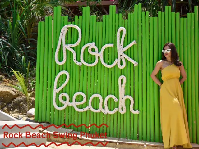 Rock Beach Swing Phuket จุดถ่ายรูปริมทะเลสุดคูล