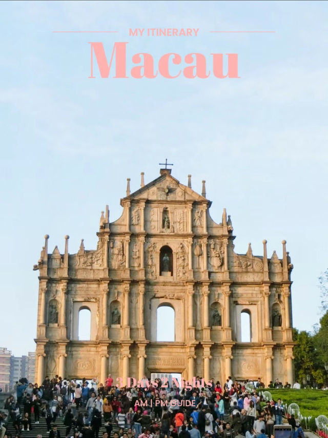 約5時間で行ける✈️マカオのおすすめスポット4選🫣🇲🇴💞【マカオ】
