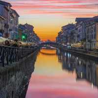 Naviglio Grande is one of Milan's most famous and historic canals