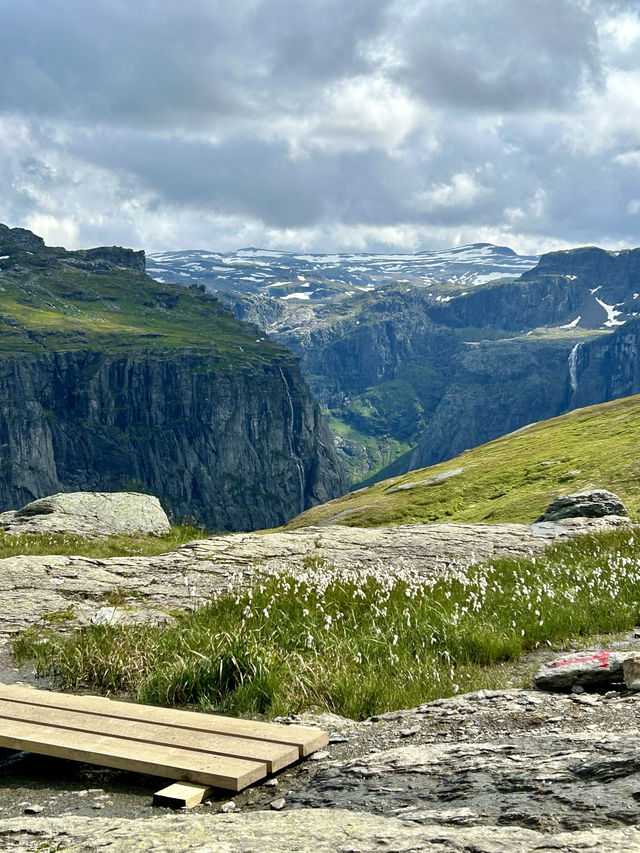 Camping at Trolltunga, Norway 