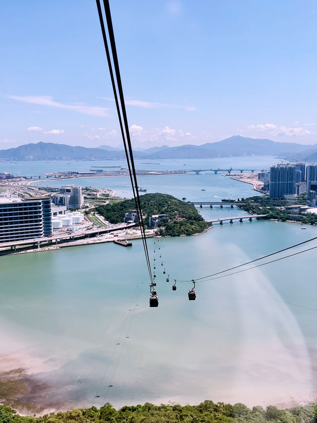 【大澳海景】昂坪360纜車，欣賞絕美的南中國海